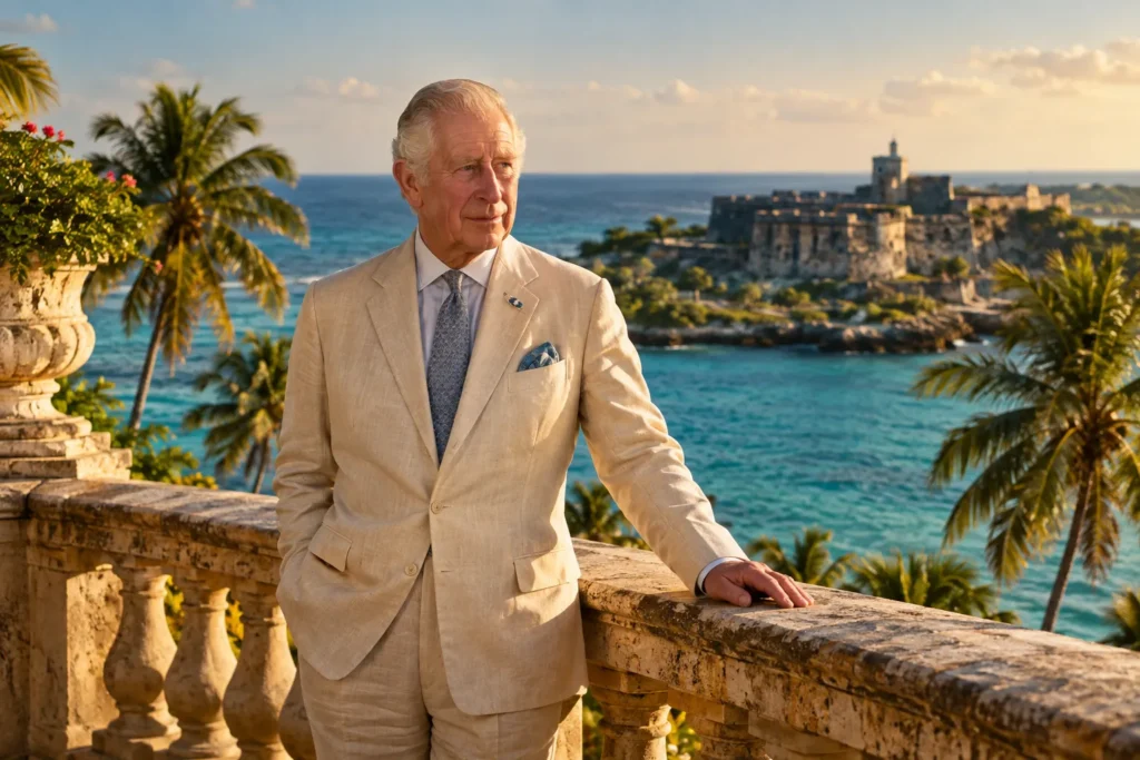 King Charles faces reckoning in paradise